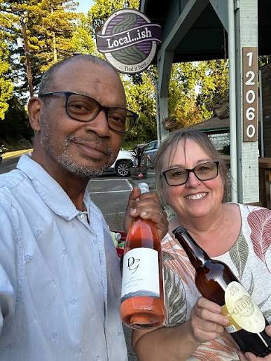 Lisa and Thomas, owners of Local…ish in Guerneville