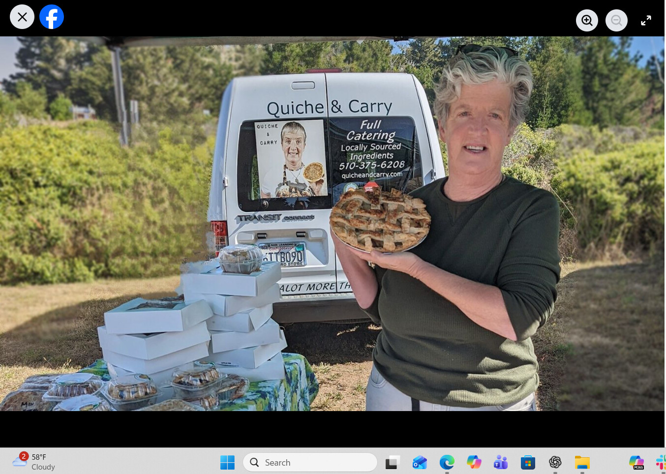 Deborah Moss — Quiche and Carry